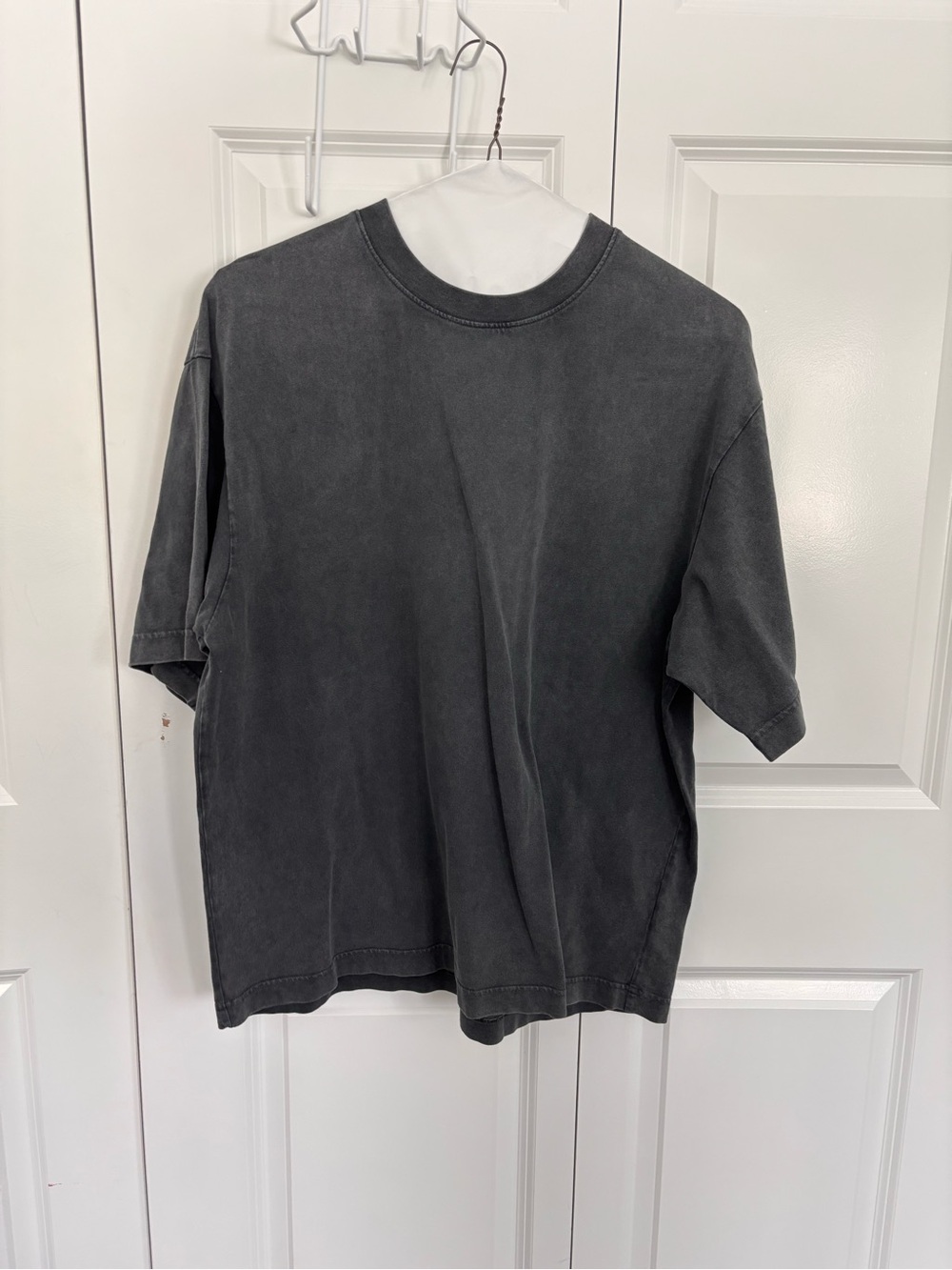 Acne Washed Charcoal Crew Neck T-Shirt